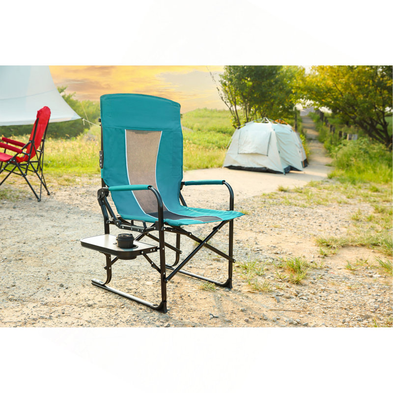 Mobilier d'extérieur en aluminium coulé avec banc de jardin en métal et rose pour patio, parc, pelouse, cour, Bleu