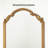 Ahnaish Gold Arch Decorative Mirror for Fireplace, Entryway-354218647