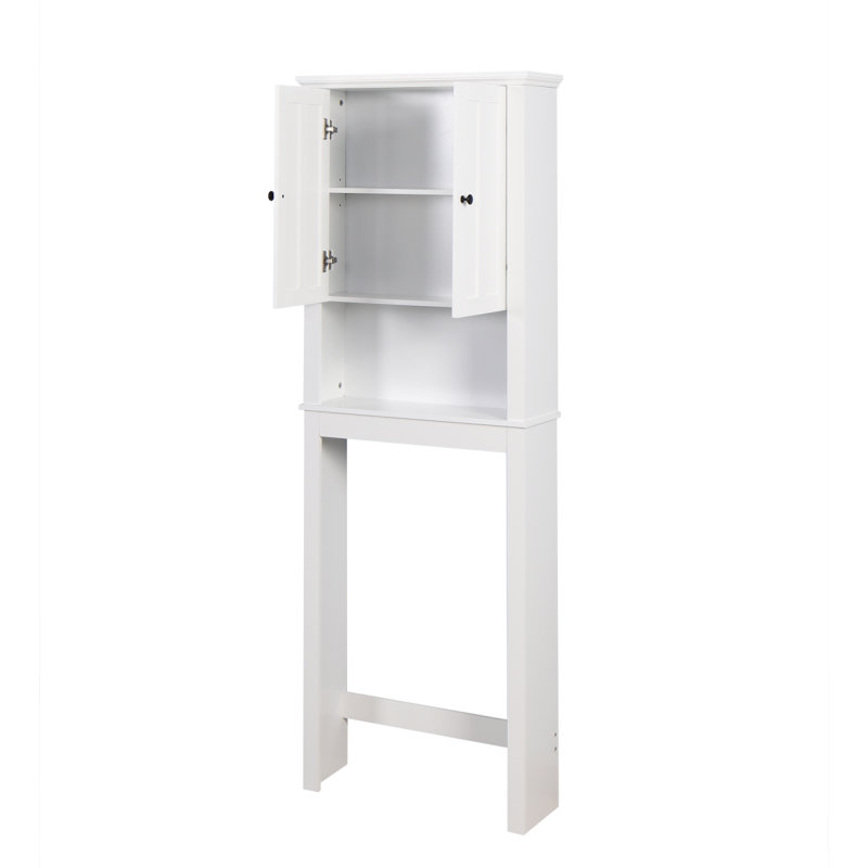 Rangement autoportant moderne au-dessus de la toilette