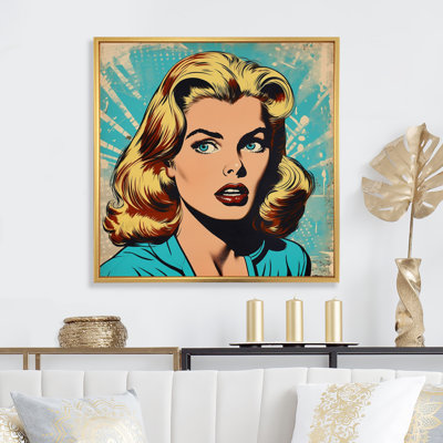 1950S Pop Art Woman Portrait II