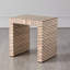 Sienna Nesting End Table-Walnut/Bone-Lg