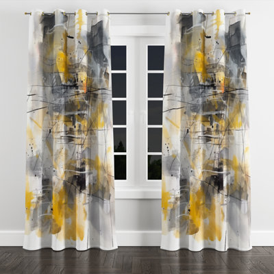 Analleli - Modern Grommet Curtain - Velvet Room Darkening - 1 panel