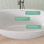 Baignoire de trempage autoportante 61 "X 29" 61-121671843
