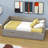 Elgan Twin Size Wood Daybed with Trundle and Drawers-1453600809