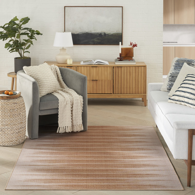 Lanaye Abstract Indoor Rug, Rectangle 6' x 9'