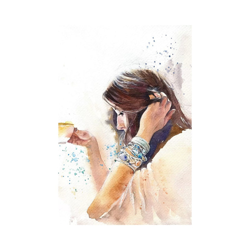 Moment by Marina Ignatova - Wrapped Canvas Print, 101.6 cm H x 66.04 cm W x 1.91 cm D