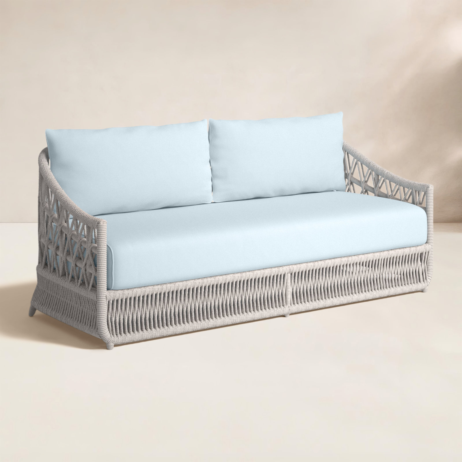 Lucan 78" Sunbrella® Patio Sofa, Canvas Skyline Sunbrella®