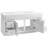 Concord 61 Inch Bathroom Vanity with Cultured Marble Top, Assembled, White