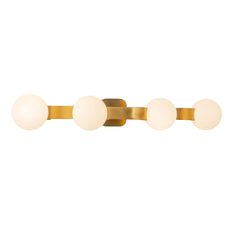 Briar 34-in Gold Bathroom Vanity Light, Brushed Gold