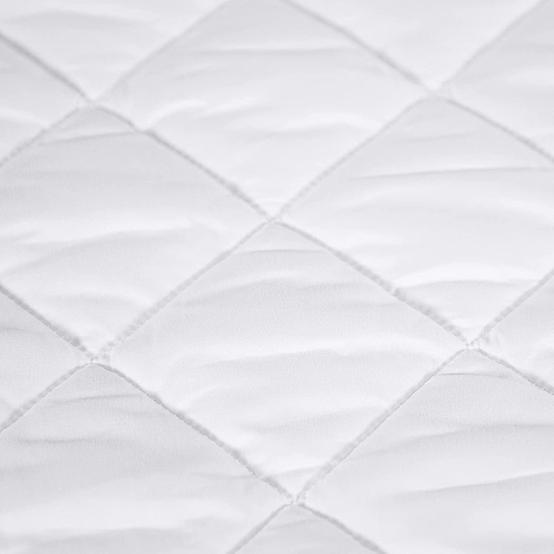 Serta Power Clean Max Action Waterproof Mattress Pad Protector with 15” Deep Pocket, Full / Double