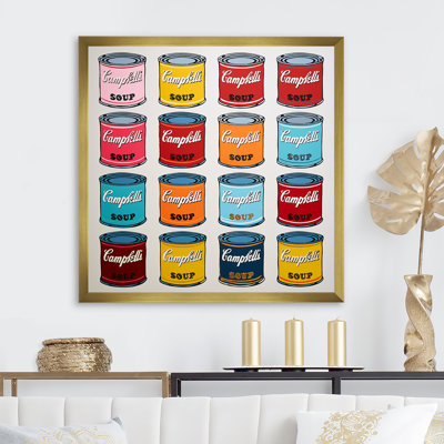 Pop Art Soup Collage IV - Fruits Wall Art
