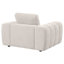 Fauteuil d'appoint rembourré ivoire Storie-980989722