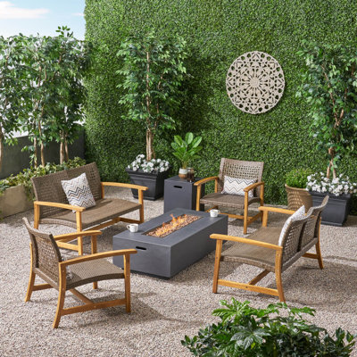Cascante 6-Person Outdoor Conversation Set