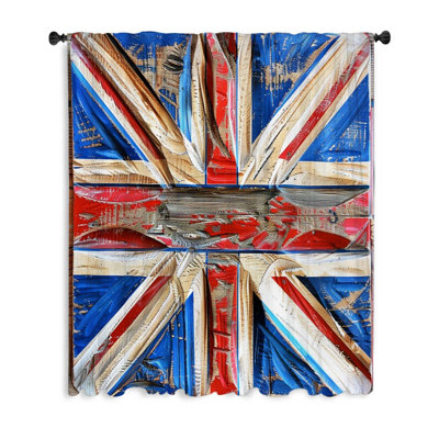 Rideau transparent en polyester Dianie