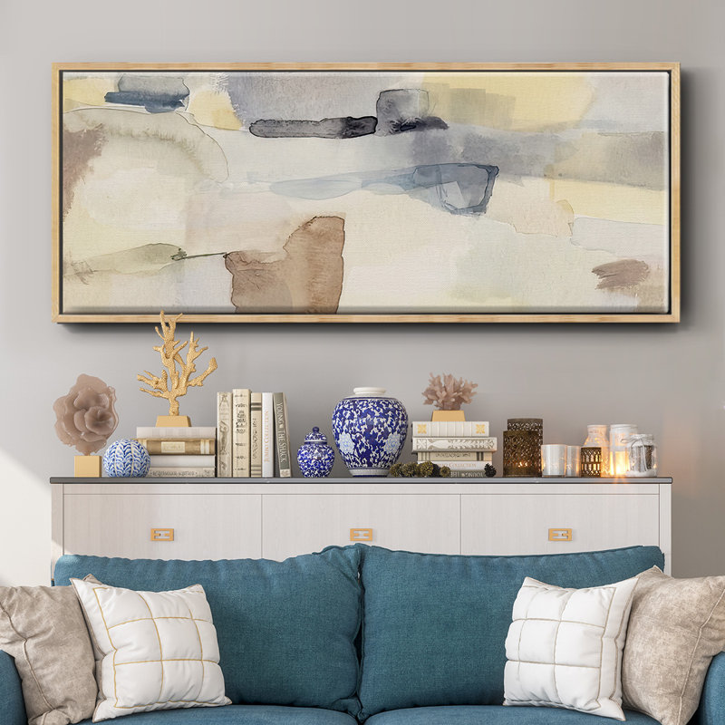 Eventide Sunset II - Framed Canvas, 20" H x 50" W