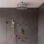 Concealed 3-Way Thermostatic Valve Shower Mixer with Round Knobs-14385988
