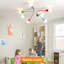 Lustre coloré 8 lumières, lustre moderne Spoutnik, luminaire pour enfants avec lumières multicolores arc-en-ciel amusantes-1140261106-1140261107