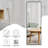 Lekha Metal Rectangle Floor Mirror-1670669115