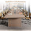 Table de conférence moderne et ergonomique pour espaces de travail collaboratifs