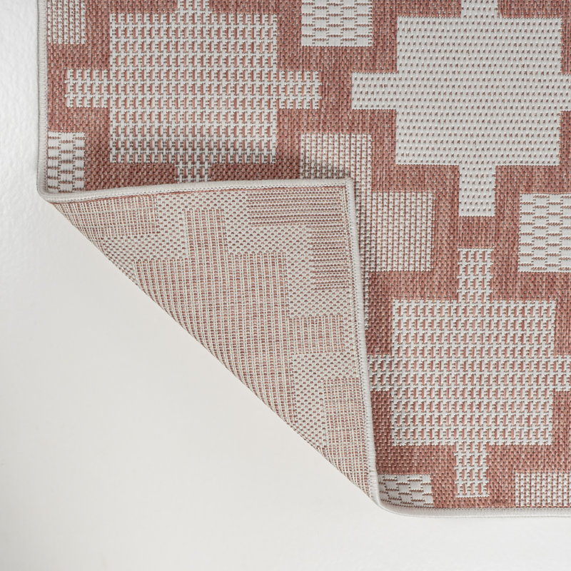 Tapis d'intérieur / extérieur Kaliee, Rectangle 7 pi 10 po x 10 pi
