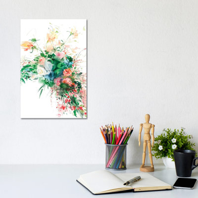 Crushed Coral by Gosia Gregorczyk - Wrapped Canvas Painting