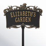 Song Bird Personalized Garden Sign