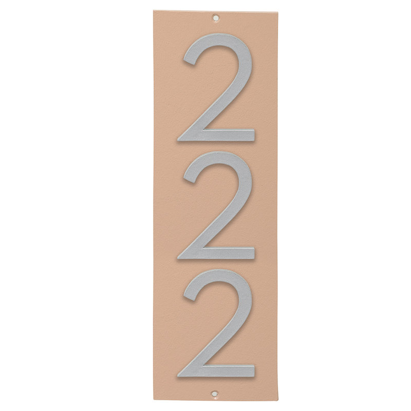 Rectangle Wall Plaque, Taupe, Silver, Yes