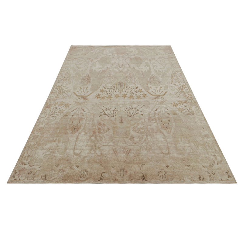 One-of-a-Kind 6'x9'2 Hand Knotted Area Rug
