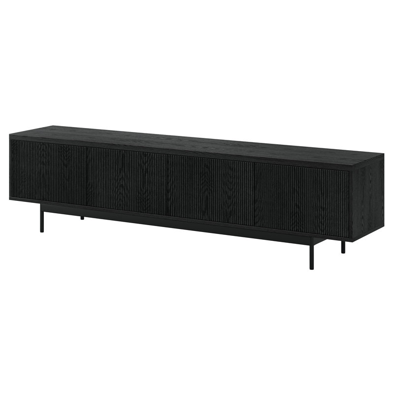 Bahiyyah Rectangular TV Stand for TV's up to 85", Espresso Wood
