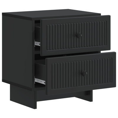43cm W Manufactured Wood Bedside Table