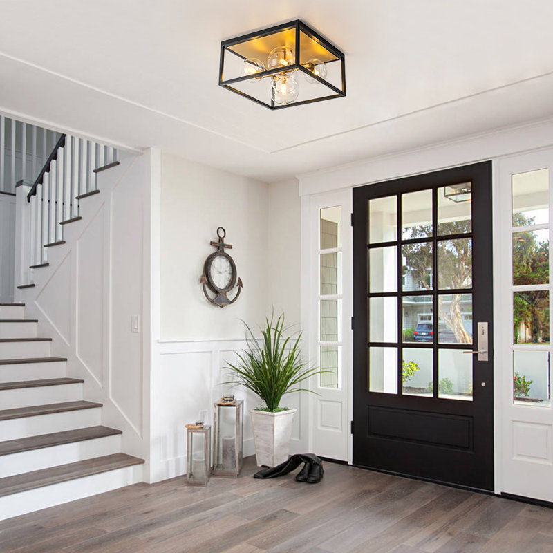 Lavard 5-Light Glass Globe Flush Mount