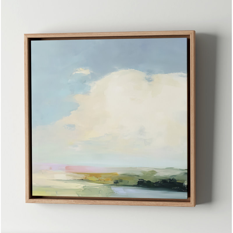 «Colorful Horizon II» par Julia Purinton, reproduction d'art sur toile, H 13,25 po x l 13,25 po, Toile avec cadre photo