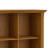 Acadian 57"W Solid Wood Transitional 8-Cube Storage Sofa Table with Grooved Side Panels and Tapered Legs-1501281937-1591551353