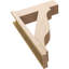 Figurine en bois de cèdre brut Timberthane, simili bois brut, l 8 po x P 26 po x H 38 po, brun clair apprêté-89129132
