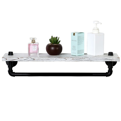 Wood 1 Wall Towel Rack