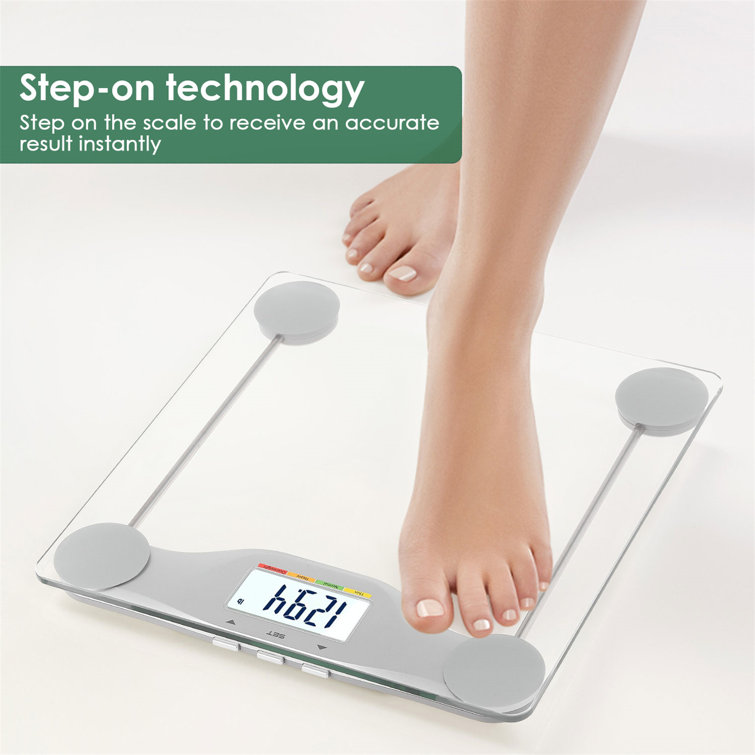 Bathroom Scale Floor Body Scales LED Digital Smart Weight Scale Balance  Wireless Bluetooth Scales Body Weighing Smart Scale