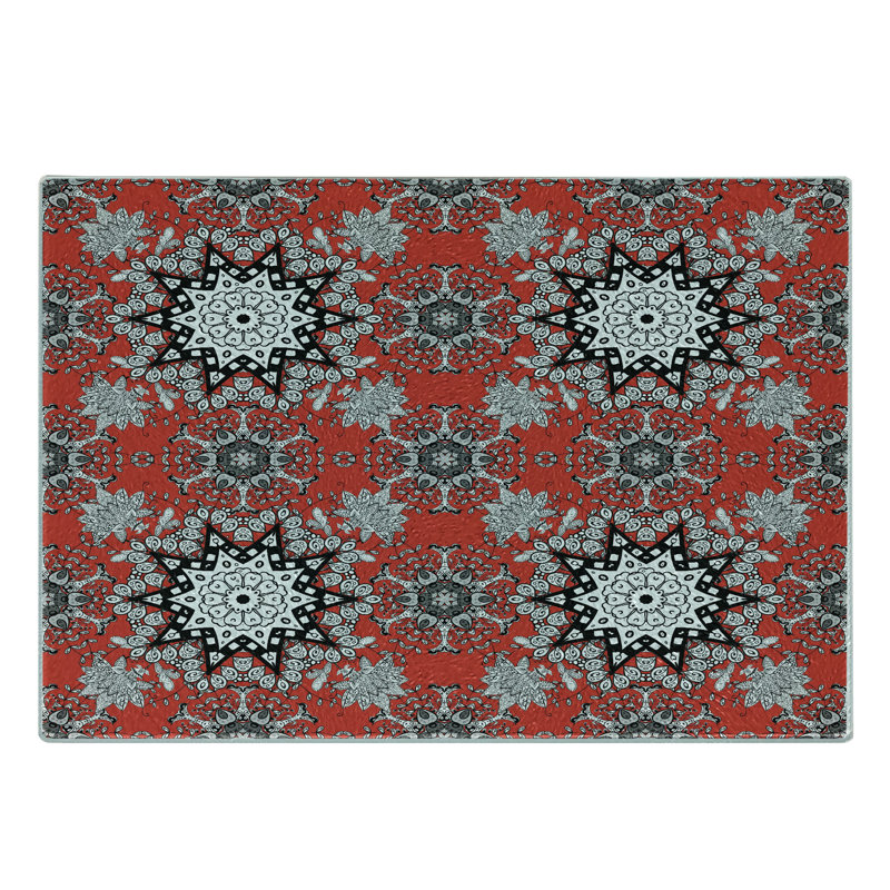 Planche à découper en verre trempé Ambesonne Mandala