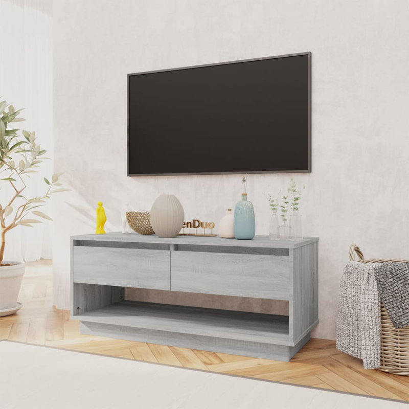 Gerius TV Stand for TVs up to 43", Grey