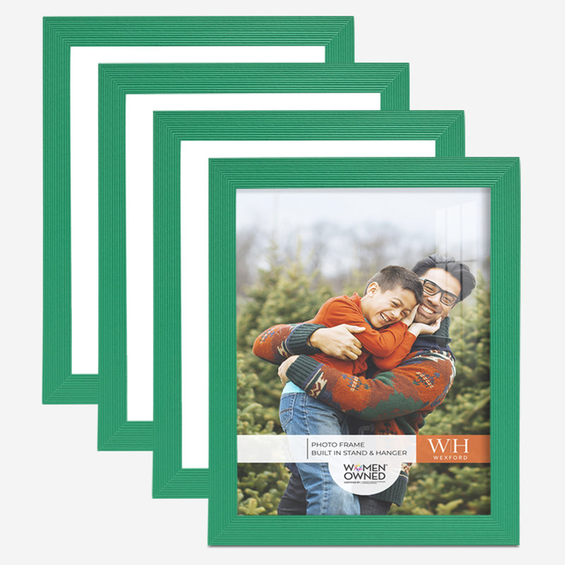 Cadre photo en bois mat, 8 po x 10 po, Blanc