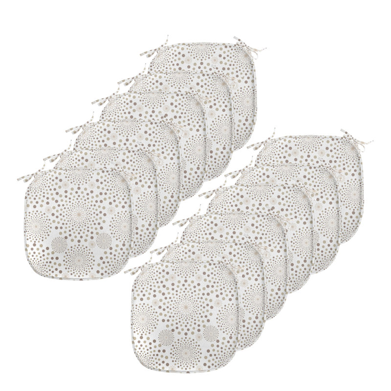 Coussin de siège Monochromic Classic Nostalgia Circles