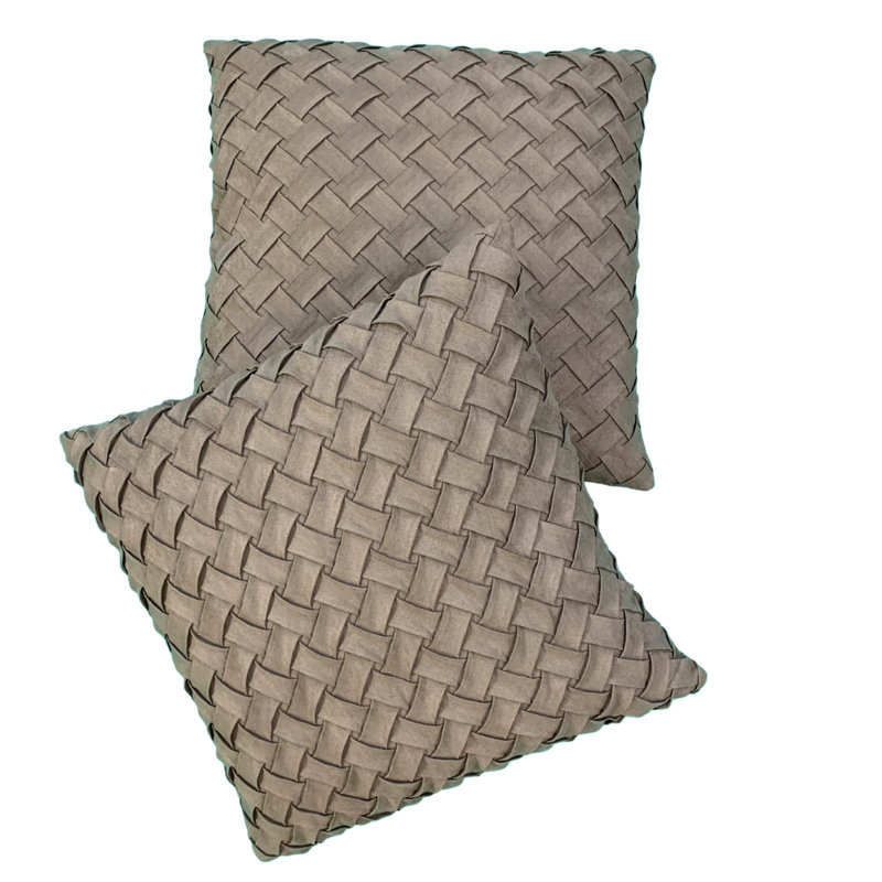 Mullane Argyle Square Cushion Cover, Brown