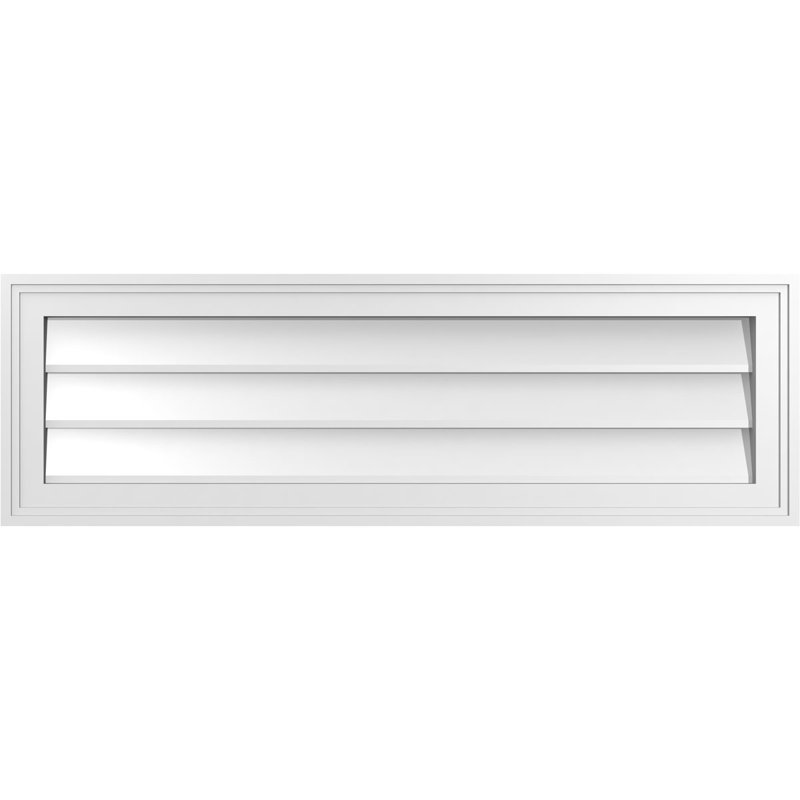 Cadre en brique, brun clair apprêté, H 12 po x l 38 po x P 1,5 po