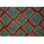 Tapis moderne vert Kilim 3 x 3 pour rehausser tout espace