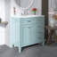 Meuble-lavabo sur pied 36 po avec lavabo en céramique-101120346