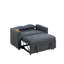 Canapé-lit de style contemporain gris anthracite-1153721384