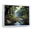 «Gentle River Through Country Charm Forest», art mural forêt fluviale-1395651183-1395651180
