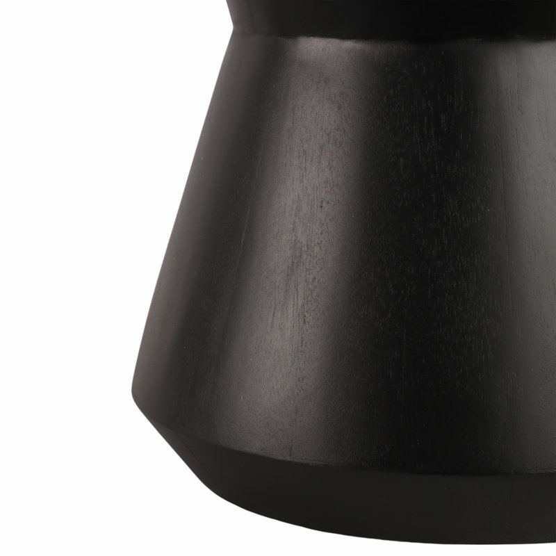 Orren Ellis 20" Crestly Black Side Table