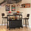 Bar avec tablettes de rangement Home-1505611513