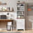  71'' H Bookcase With File Drawers, Wood Display Storage Bookshelf With Adjustable Shelves-261962332