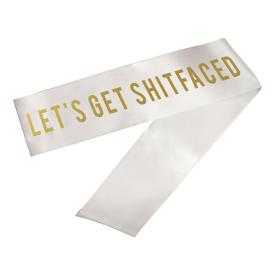 Ceinture de fête d'anniversaire amusante